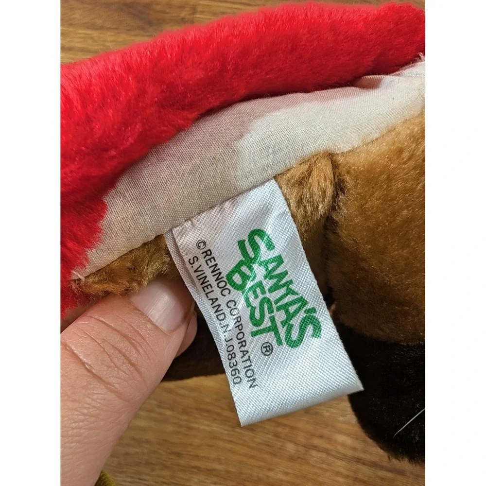 Vintage Santa's Best Bear Hand Puppet Christmas